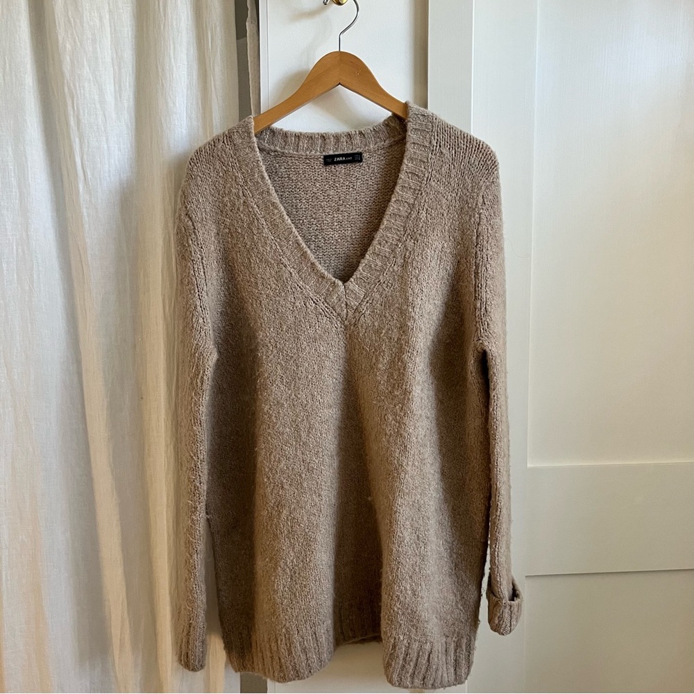 Zara mini sweater dress.